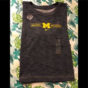 Nike dri fit Michigan Wolverines Womens Shirt